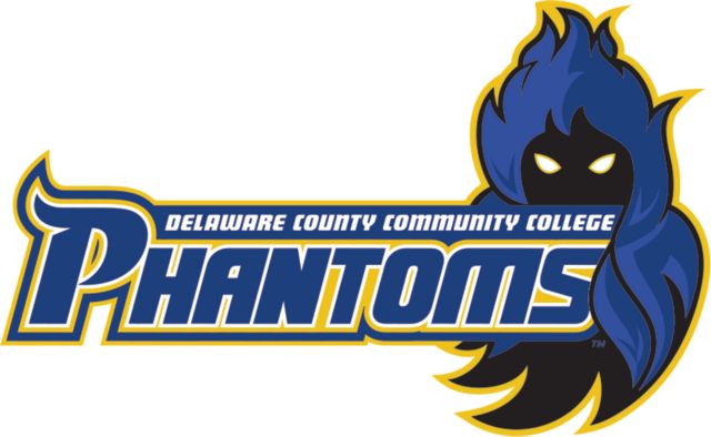 Delaware CC Large Decal Delaware County Community College Phantoms with Mascot - ONLINE ONLY