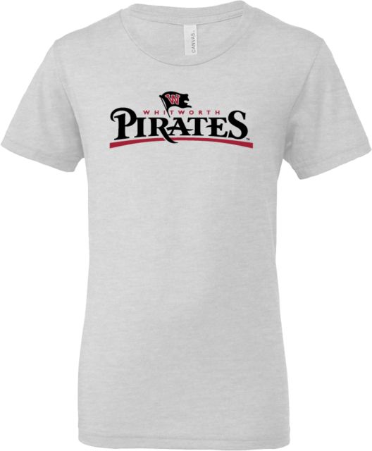 Whitworth Bella + Canvas Youth Jersey T Shirt Whitworth Pirates Wordmark - ONLINE ONLY