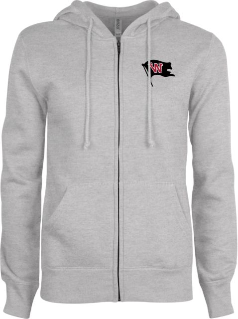 Whitworth ENZA Womens Fleece Full Zip Hoodie Whitworth Flag - ONLINE ONLY