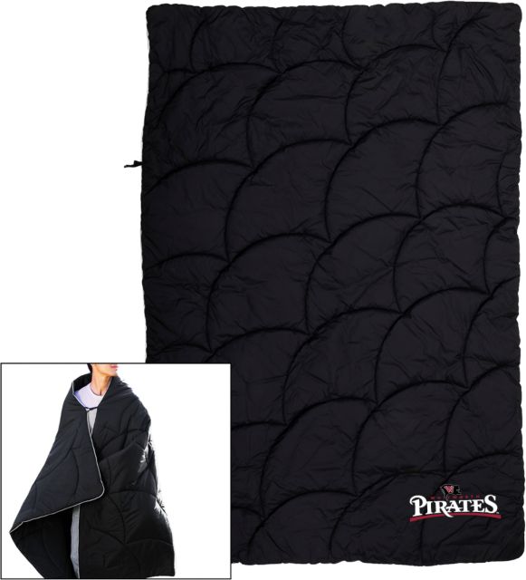 Whitworth Wearable Camping Blanket Whitworth Pirates Wordmark - ONLINE ONLY