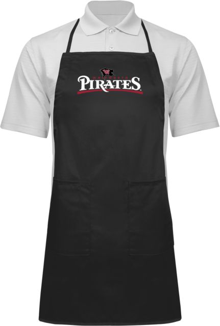 Whitworth Full Length Apron Whitworth Pirates Wordmark - ONLINE ONLY