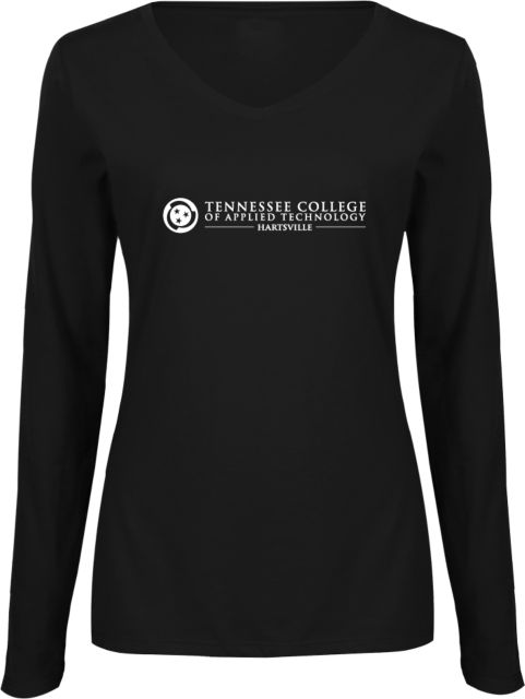 Hartsville Ladies Long Sleeve V Neck Tee TCAT horizontal - ONLINE ONLY