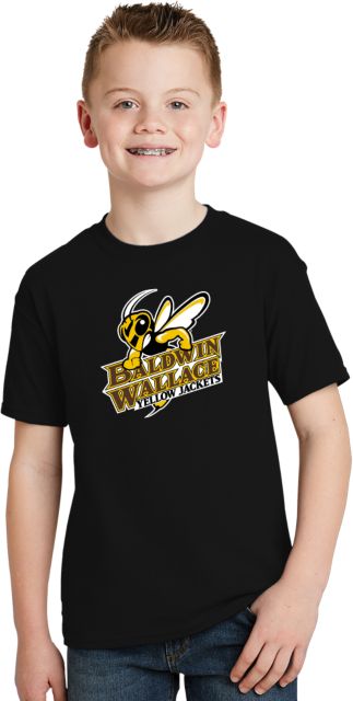 Baldwin Wallace Youth T Shirt Baldwin Wallace Yellow Jackets Primary Athletics - ONLINE ONLY