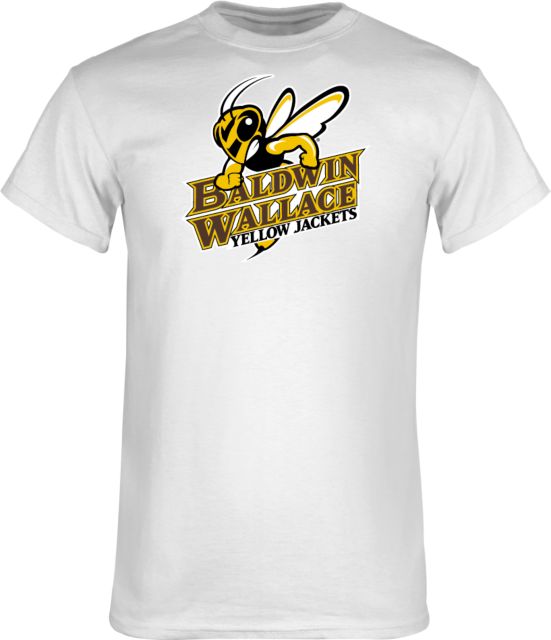 Baldwin Wallace T Shirt Baldwin Wallace Yellow Jackets Primary Athletics - ONLINE ONLY