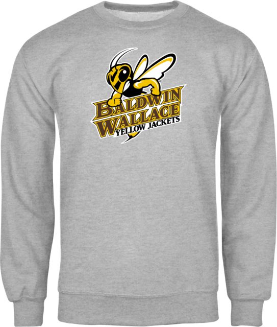 Baldwin Wallace Fleece Crew Baldwin Wallace Yellow Jackets Primary Athletics - ONLINE ONLY