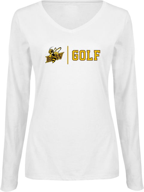 Baldwin Wallace Ladies Long Sleeve V Neck Tee Baldwin Wallace  Golf - ONLINE ONLY