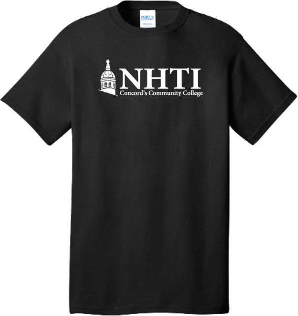 NHTI Concord Extended T Shirt NHTI Primary Wordmark - PLUS - ONLINE ONLY