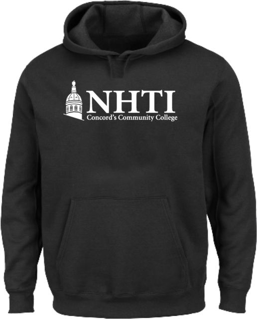 NHTI Concord Extended Hoodie NHTI Primary Wordmark - PLUS - ONLINE ONLY