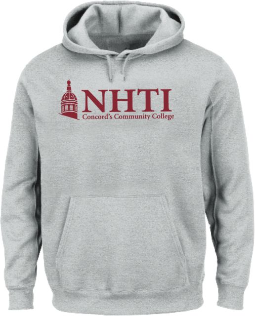 NHTI Concord Extended Hoodie NHTI Primary Wordmark - PLUS - ONLINE ONLY