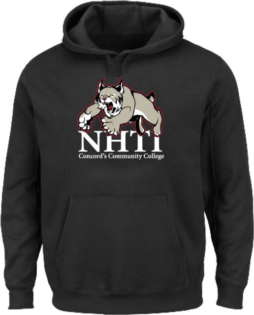 NHTI Concord Extended Hoodie NHTI Primary Athletics Mark - PLUS - ONLINE ONLY