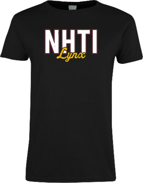 NHTI Concord Womens Short Sleeve Tee NHTI Lynx Distressed - ONLINE ONLY