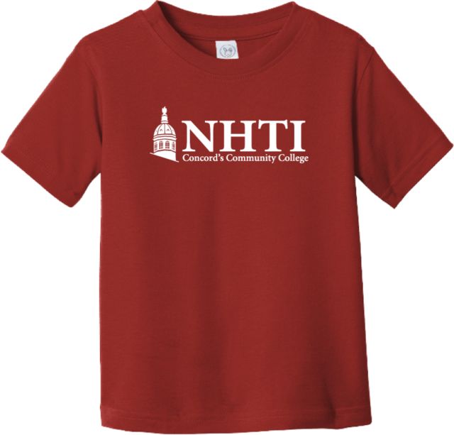 NHTI Concord Toddler Cardinal T Shirt NHTI Primary Wordmark - ONLINE ONLY