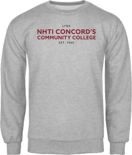 NHTI Concord Fleece Crew NHTI Lynx Concords CC Est 1965 - ONLINE ONLY