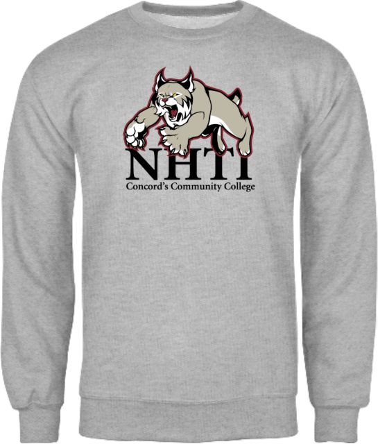 NHTI Concord Fleece Crew NHTI Primary Athletics Mark - ONLINE ONLY