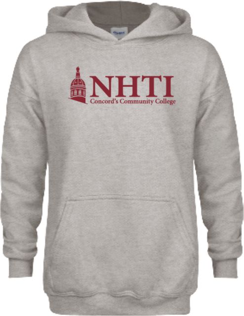 NHTI Concord Youth Fleece Hood NHTI Primary Wordmark - ONLINE ONLY