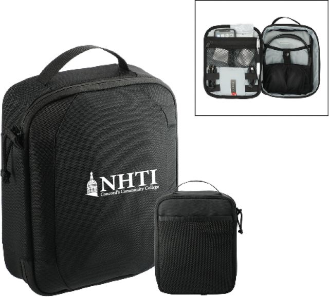 NHTI Concord RPET Headphone and Tech Case NHTI Primary Wordmark - ONLINE ONLY