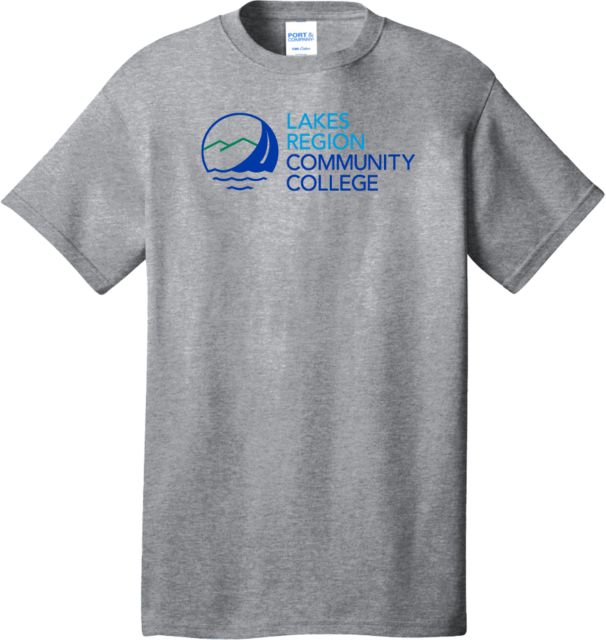 Lakes Region Extended Athletic Heather T Shirt Lakes Region CC Primary Mark - PLUS - ONLINE ONLY