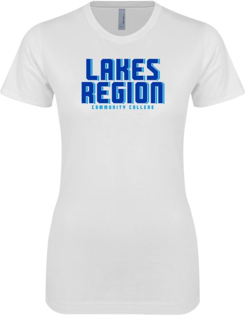 Lakes Region Next Level Womens Boyfriend Tee Lakes Region CC Block Shadow - ONLINE ONLY