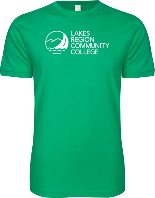 Lakes Region Next Level Kelly Green SoftStyle T Shirt Lakes Region CC Primary Mark - ONLINE ONLY