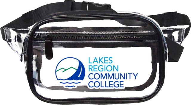 Lakes Region Clear Fanny Pack Lakes Region CC Primary Mark - ONLINE ONLY