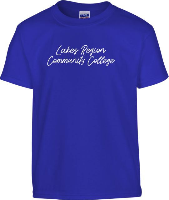 Lakes Region Youth T Shirt Lakes Region Community College Script - ONLINE ONLY