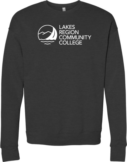 Lakes Region Bella + Canvas Dark Heather Fleece Crew Lakes Region CC Primary Mark - ONLINE ONLY