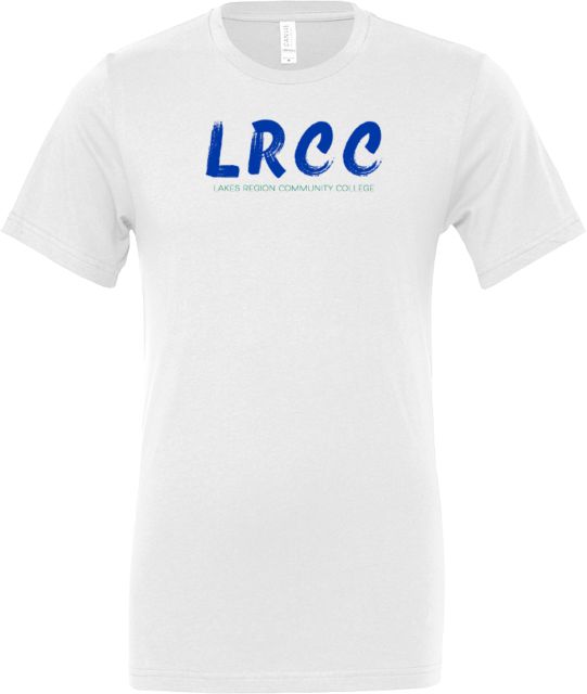 Lakes Region Bella + Canvas Jersey Cotton T Shirt LRCC Painted Initials - ONLINE ONLY