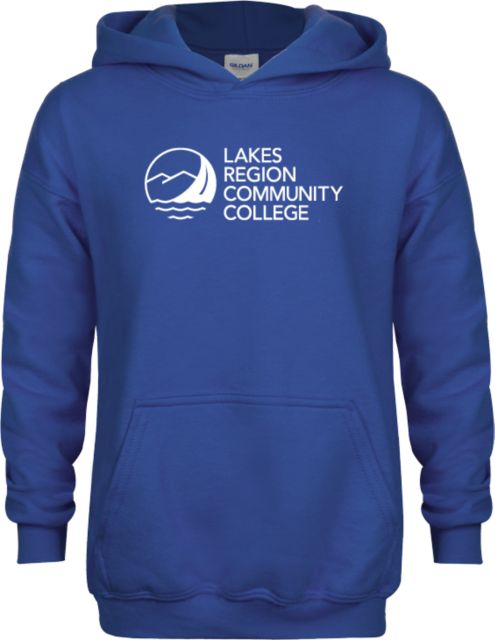 Lakes Region Youth Fleece Hoodie Lakes Region CC Primary Mark - ONLINE ONLY