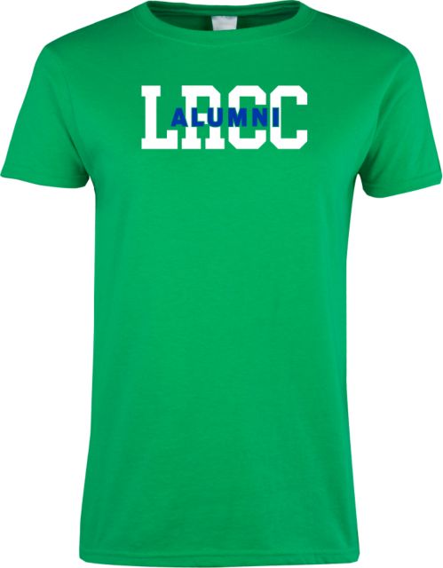 Lakes Region Womens Kelly Green Short Sleeve Tee LRCC Alumni - ONLINE ONLY