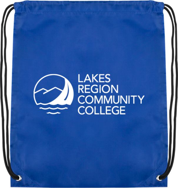 Lakes Region Drawstring Backpack Lakes Region CC Primary Mark - ONLINE ONLY