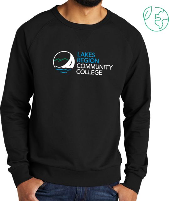 Lakes Region Allmade Organic French Terry Crewneck Sweatshirt Lakes Region CC Primary Mark - ONLINE ONLY