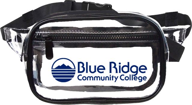 Blue Ridge Clear Fanny Pack Ridge Community College Wordmark - ONLINE ONLY