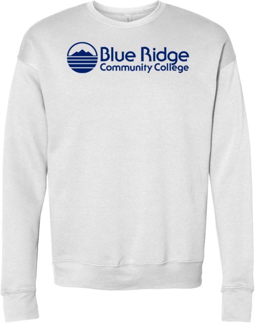 Blue Ridge Bella + Canvas Fleece Crew Ridge Community College Wordmark - ONLINE ONLY