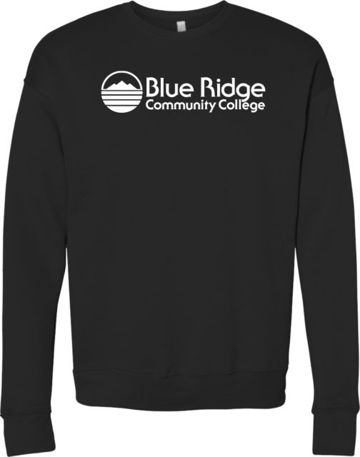 Blue Ridge Bella + Canvas Fleece Crew Ridge Community College Wordmark - ONLINE ONLY