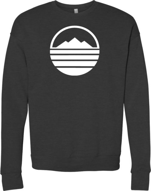 Blue Ridge Bella + Canvas Dark Heather Fleece Crew Ridge Community College Moutain Mark - ONLINE ONLY