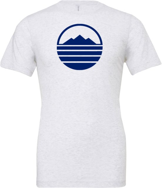 Blue Ridge Bella + Canvas Ash Jersey Cotton T Shirt Ridge Community College Moutain Mark - ONLINE ONLY