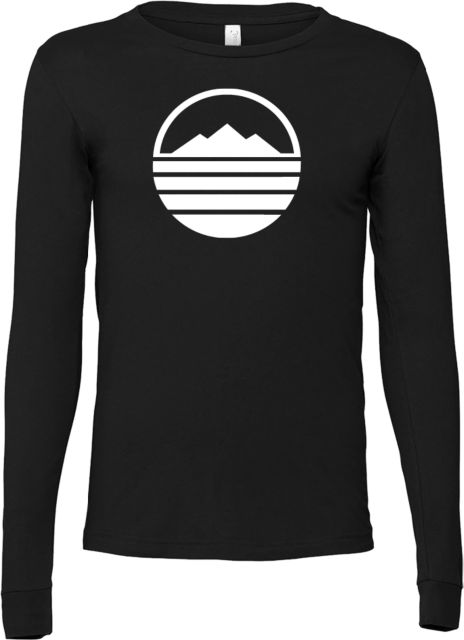 Blue Ridge Bella + Canvas Jersey Cotton Long Sleeve T Shirt Ridge Community College Moutain Mark - ONLINE ONLY