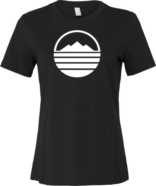 Blue Ridge Bella + Canvas Womens Relaxed Cotton T Shirt Ridge Community College Moutain Mark - ONLINE ONLY