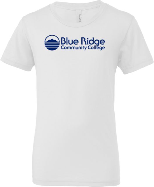 Blue Ridge Bella + Canvas Youth Jersey T Shirt Ridge Community College Wordmark - ONLINE ONLY