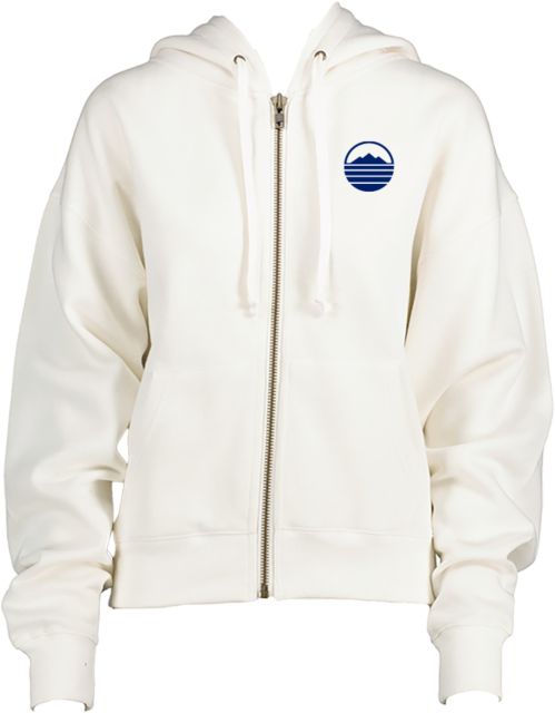Blue Ridge ENZA Womens Boxy Full Zip Hood Ridge Community College Moutain Mark - ONLINE ONLY