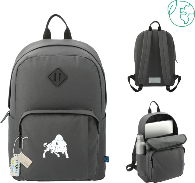 Bethany WV Repreve Ocean Everyday Computer Backpack Boomer the Bison - ONLINE ONLY