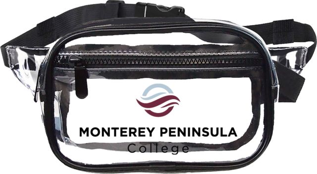 Monterey Peninsula Clear Fanny Pack Monterey Peninsula College Primary Mark - ONLINE ONLY
