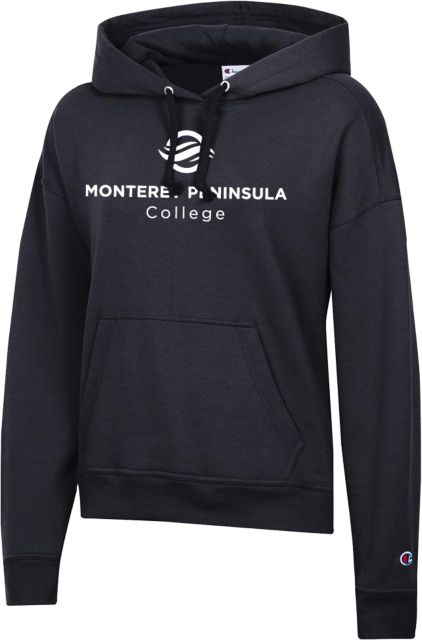 Monterey Peninsula Champion Womens Powerblend Pullover Hood Monterey Peninsula College Primary Mark - ONLINE ONLY