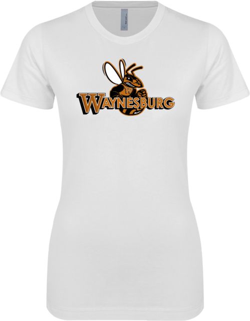 Waynesburg Next Level Ladies SoftStyle Junior Fitted Tee Waynesburg Primary Logo - ONLINE ONLY