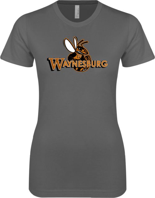 Waynesburg Next Level Ladies SoftStyle Junior Fitted Tee Waynesburg Primary Logo - ONLINE ONLY