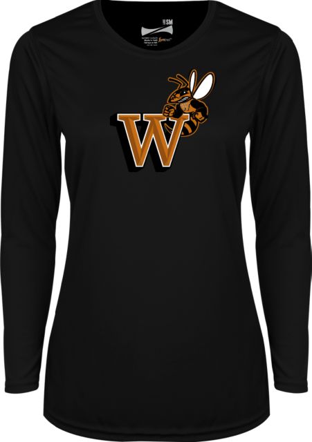 Waynesburg Ladies Syntrel Performance Longsleeve Shirt Mascot W Logo - ONLINE ONLY