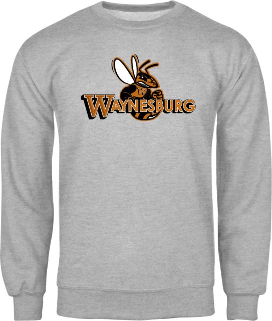 Waynesburg Fleece Crew Waynesburg Primary Logo - ONLINE ONLY