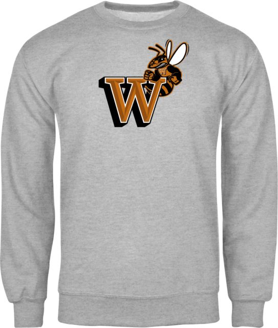 Waynesburg Fleece Crew Mascot W Logo - ONLINE ONLY