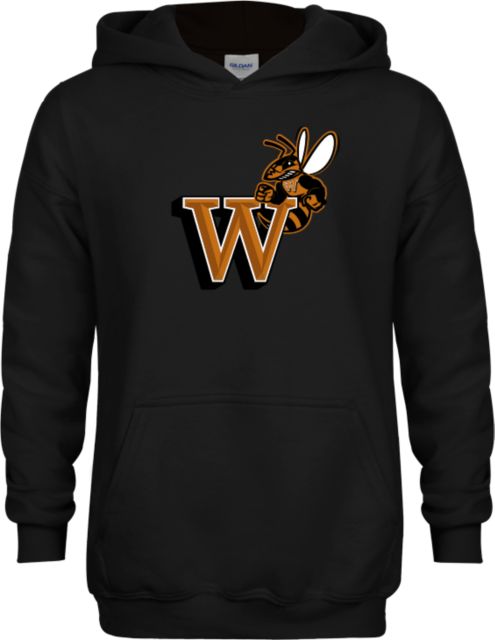 Waynesburg Youth Fleece Hoodie Mascot W Logo - ONLINE ONLY