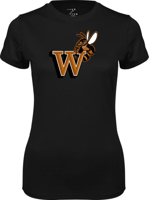 Waynesburg Ladies Syntrel Performance Tee Mascot W Logo - ONLINE ONLY